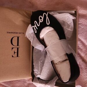 Ellen d slip on flats